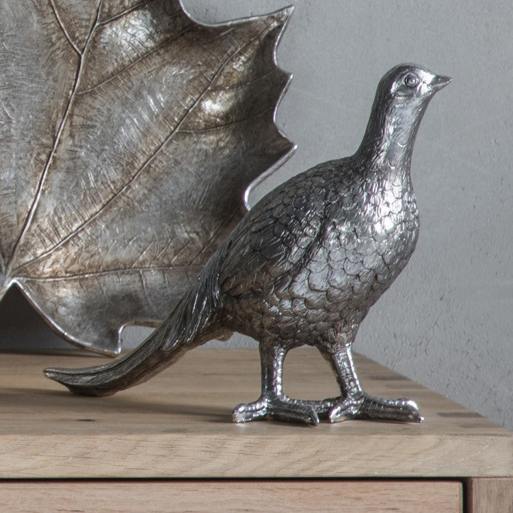  GalleryDirect-Gallery Interiors Barbary Partridge Figure-Silver 77 
