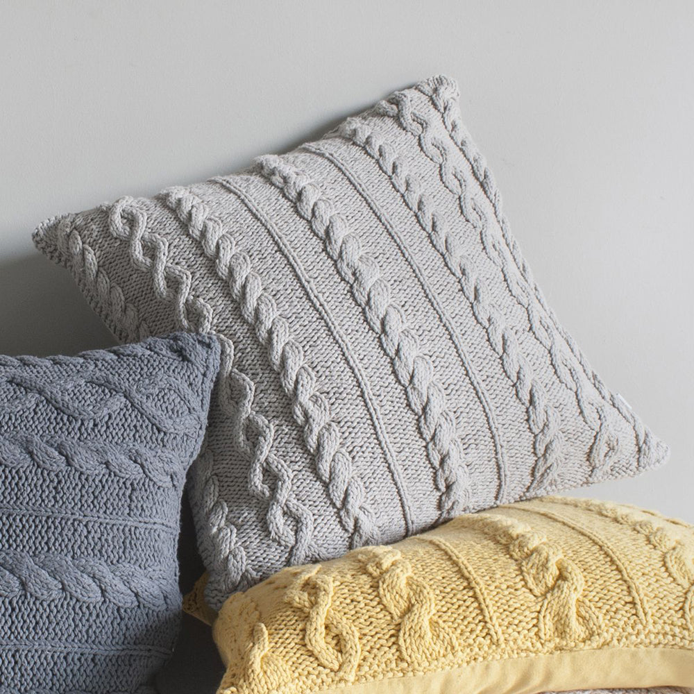  GalleryDirect-Gallery Interiors Walton Cable Knit Cushion- 573 