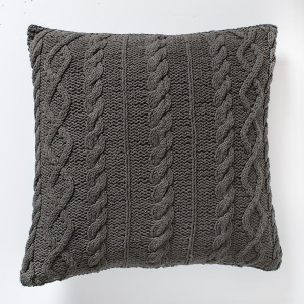  GalleryDirect-Gallery Interiors Walton Cable Knit Cushion- 49 