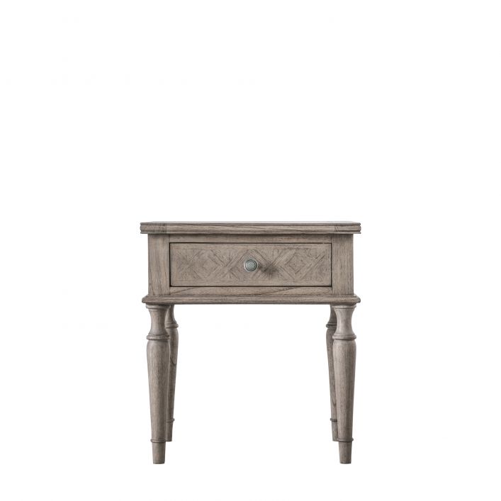 Gallery Interiors Mustique 1 Drawer Side Table
