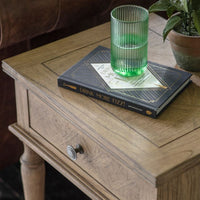 Gallery Interiors Mustique 1 Drawer Side Table