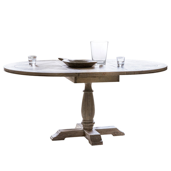  GalleryDS-Gallery Interiors Mustique 4-6 Seater Round Extending Dining Table-Natural 25 