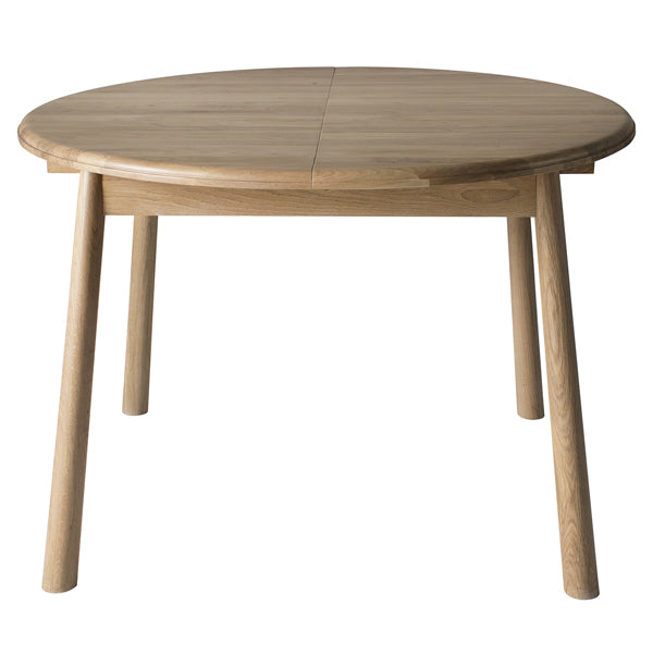  GalleryDirect-Gallery Interiors Wycombe 4-6 Seater Round Extending Table-Light Wood 45 