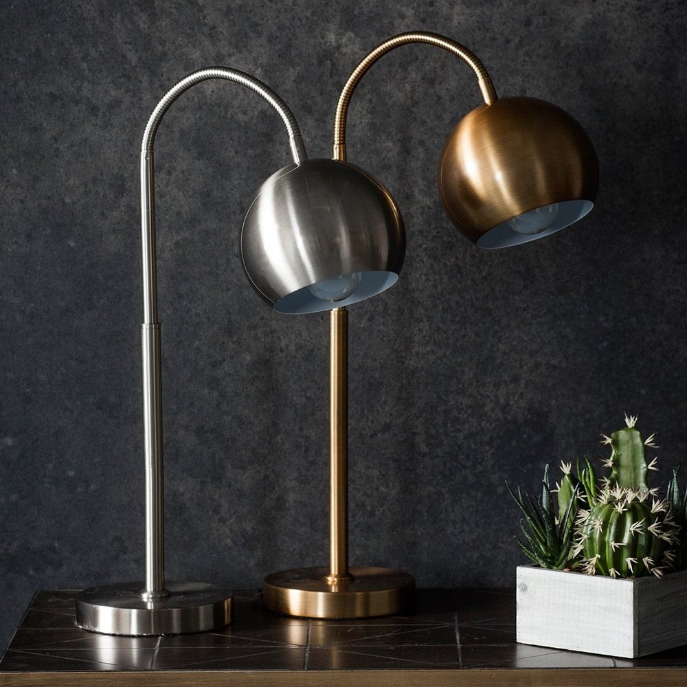 Gallery Dallas Arched Table Lamp in Bronze-GalleryDirect-Olivia's