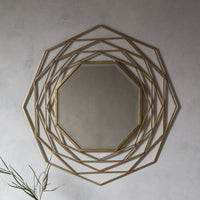 Gallery Interiors Estella Mirror in Gold