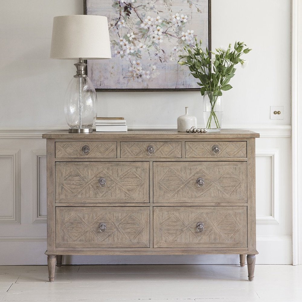 Gallery Mustique 7 Drawer Chest-GalleryDirect-Olivia's