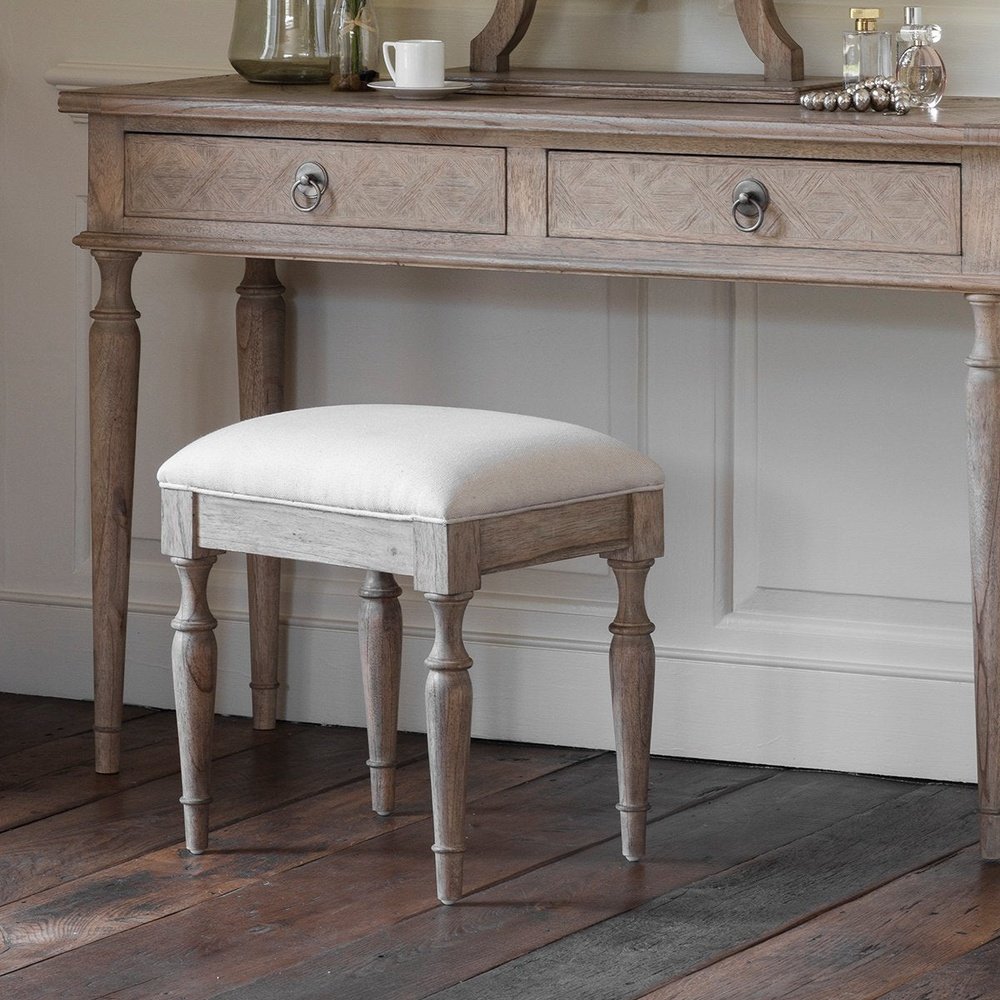 Gallery Mustique Dressing Table Stool-GalleryDirect-Olivia's