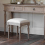 Gallery Interiors Mustique Dressing Table Stool in Natural