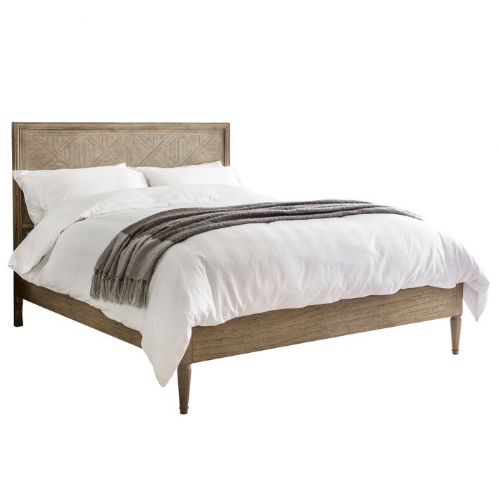  GalleryDS-Gallery Interiors Mustique 6' Super King Size Bed-Brown 357 