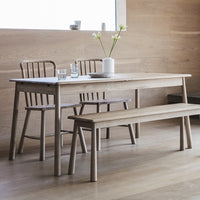 Gallery Interiors Wycombe 6-8 Seater Extending Dining Table