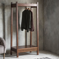 Gallery Interiors Boho Retreat Open Wardrobe