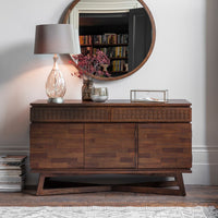 Gallery Interiors Boho Retreat 3 Door 2 Drawer Sideboard