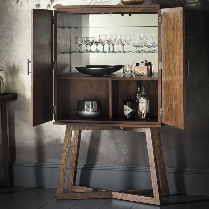 Boho Retreat Cocktail Cabinet - Brown GalleryDS 4
