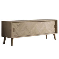 Gallery Interiors Milano Scandi Media Unit in Oak