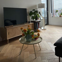 Gallery Interiors Milano Scandi Media Unit in Oak