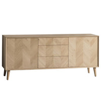 Gallery Interiors Milano 2 Door/ 3 Drawer Sideboard