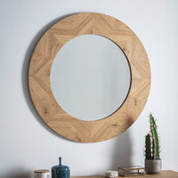 Gallery Interiors Milano Round Mirror