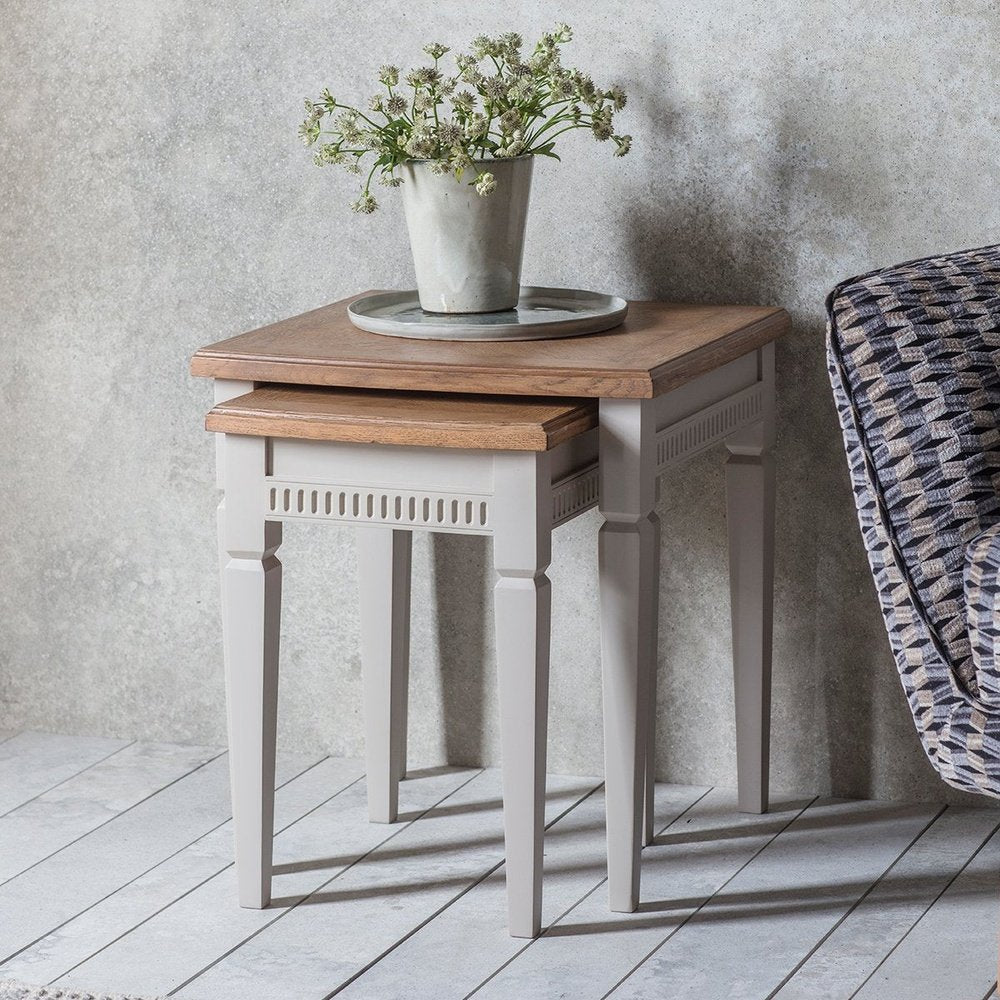 Gallery Bronte Nest of 2 Tables in Taupe-GalleryDirect-Olivia's