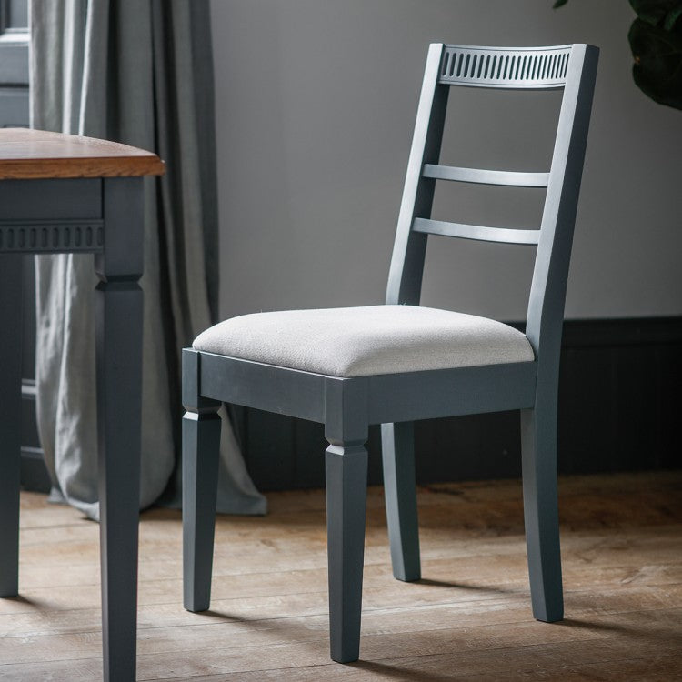 Gallery Set of 2 Bronte of Dining Chairs in Storm Blue-GalleryDirect-Olivia's