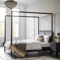 Gallery Interiors Boho Boutique 4 Poster King Size Bed