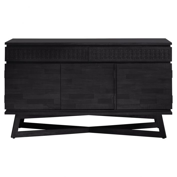 Gallery Interiors Boho Boutique 3 Door/2 Drawer Sideboard