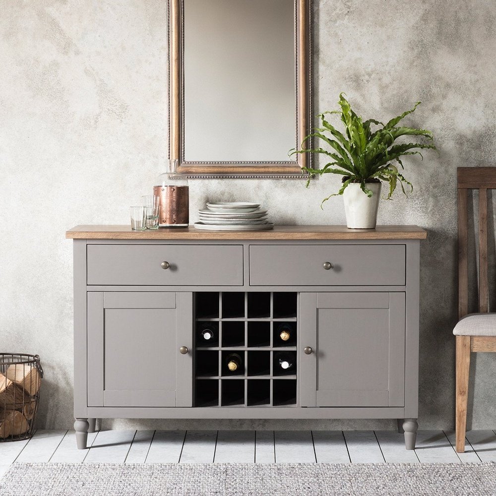 Gallery Cookham Large Sideboard in Grey-GalleryDirect-Olivia's