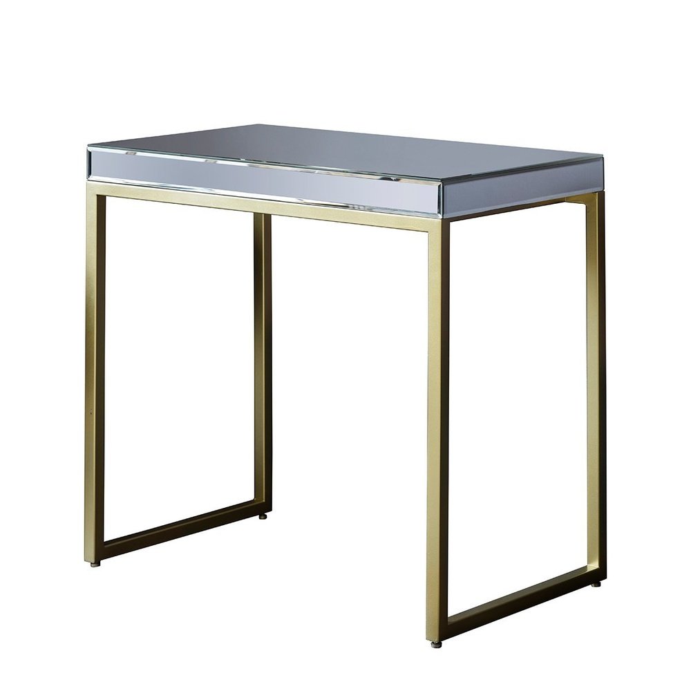 Gallery Pippard Mirrored Top Side Table in Champagne-GalleryDirect-Olivia's