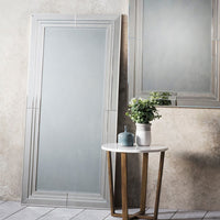 Gallery Interiors Knapton Leaner Mirror in Chrome