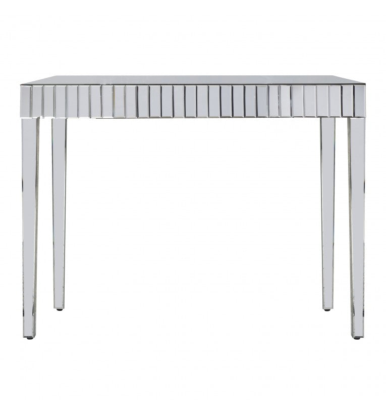  GalleryDirect-Gallery Interiors Florence Mirrored Console Table-Silver 661 