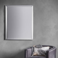 Gallery Interiors Luna Overmantle Mirror