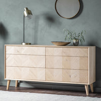 Gallery Interiors Milano 6 Drawer Chest