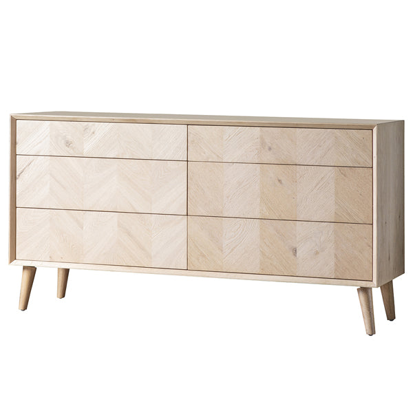 Gallery Interiors Milano 6 Drawer Chest