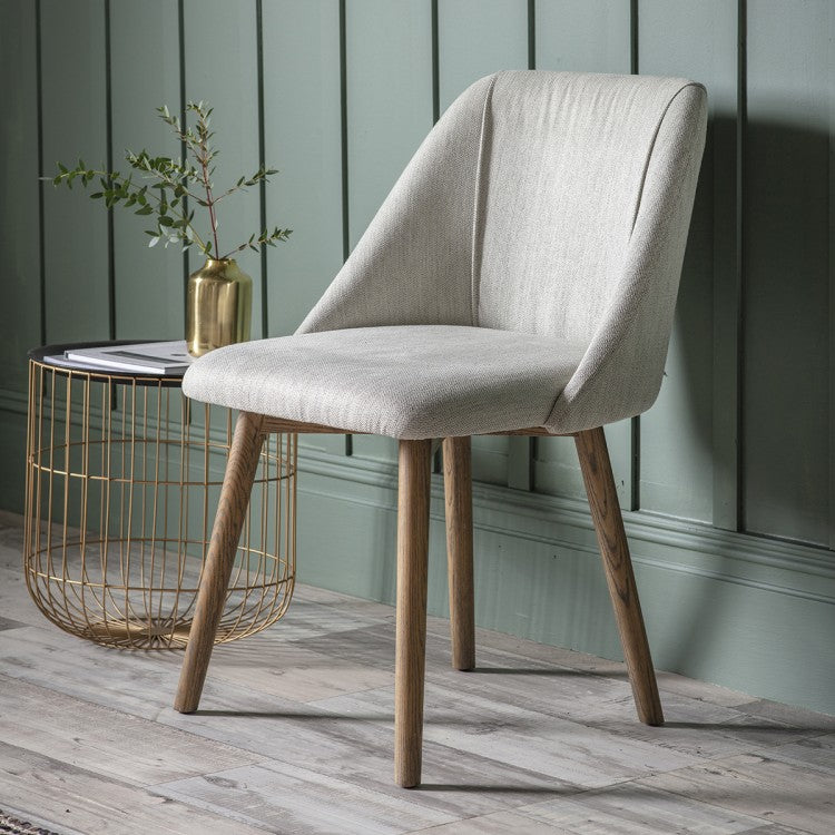  GalleryDirect-Gallery Interiors Hudson Living Set of 2 Elliot Dining Chairs in Neutral-Cream 525 