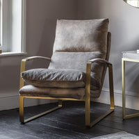 Gallery Interiors Fabien Mineral Occasional Chair