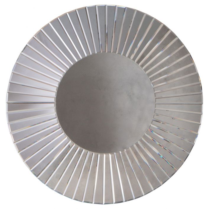 Gallery Interiors Faxton Mirror - Silver