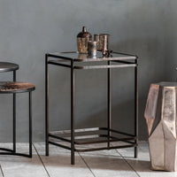 Gallery Interiors Hudson Living Rousham Side Table in Bronze