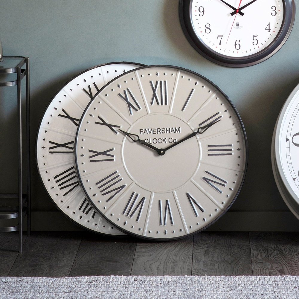 Gallery Burnett Clock Mirage Grey-GalleryDirect-Olivia's