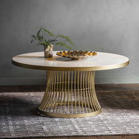 Gallery Interiors Pickford Coffee Table in Champagne