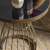 Gallery Interiors Southgate Side Table in Bronze