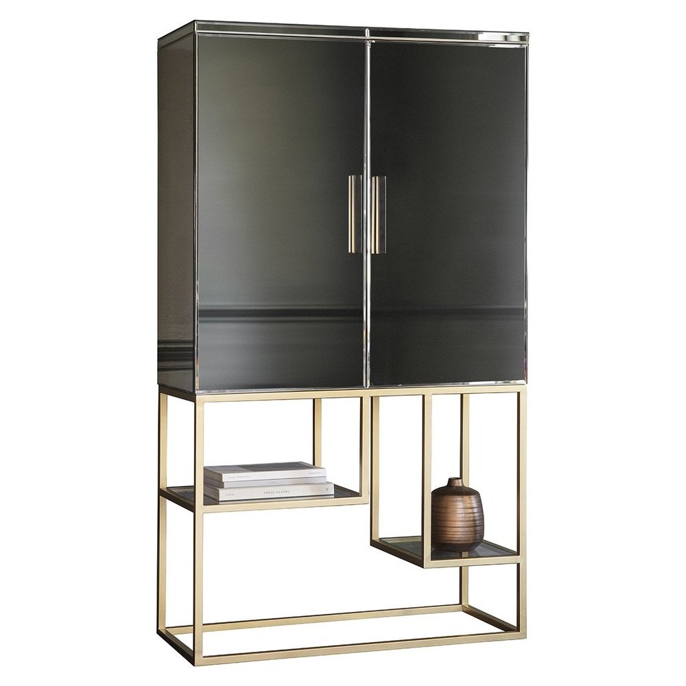 Gallery Pippard Cocktail Cabinet Champagne-GalleryDirect-Olivia's