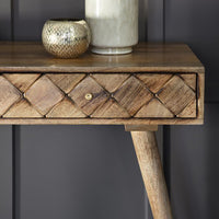 Gallery Interiors Tuscany Console Table Burnt Wax