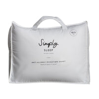 Gallery Interiors Simply Sleep Anti Allergy Microfibre Duvet