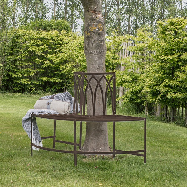 Gallery Outdoor Alberoni Outdoor Tree Bench Seat in Ember GalleryDS 2
