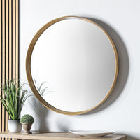 Gallery Interiors Keaton Round Mirror