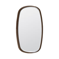 Gallery Interiors Keaton Oval Walnut Mirror