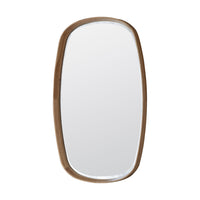 Gallery Interiors Keaton Oval Oak Mirror