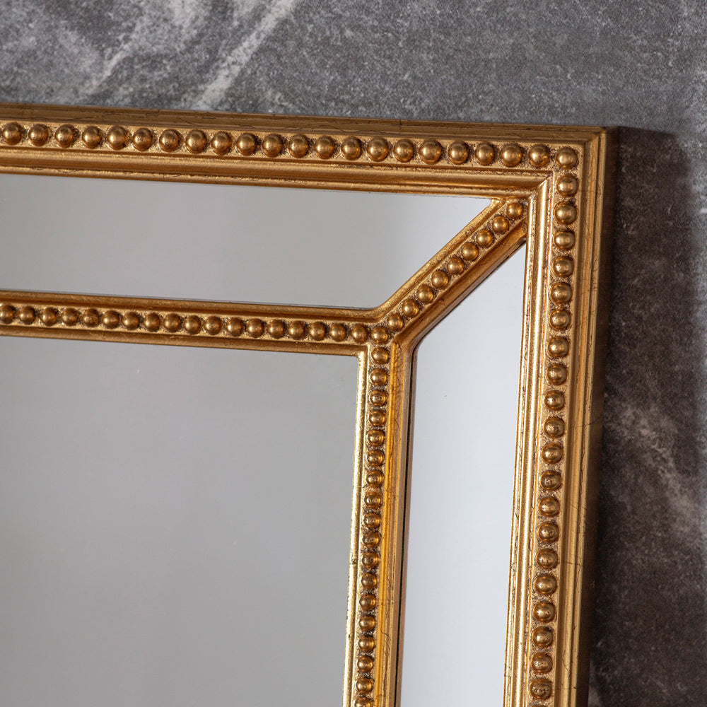 Gallery Interiors Sinatra Mirror in Gold