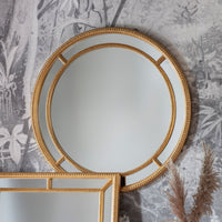 Gallery Interiors Sinatra Mirror in Gold