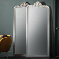 Gallery Interiors Cagney Mirror in White