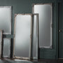 Gallery Interiors Fiennes Leaner Mirror Champagne